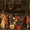 A painting of the Martyrdom of S.Charles which hangs in Burstwick Church, East Ridingof Yorkshire, dated 1676
