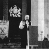 The Bishop of London preaching at the Banqueting House in 1999 upon the 450th anniversary of the martyrdom of S. Charles.