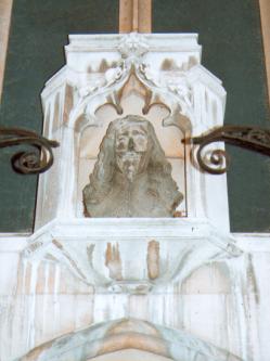 An Image of S. Charles over the East door of S.Margaret's Church, Westminster, given by SKCM
