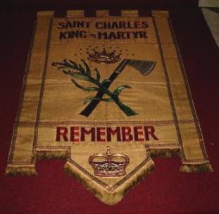 The Banner of The Society of King Charles the Martyr