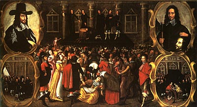 A painting of the martyrdom of S.Charles 